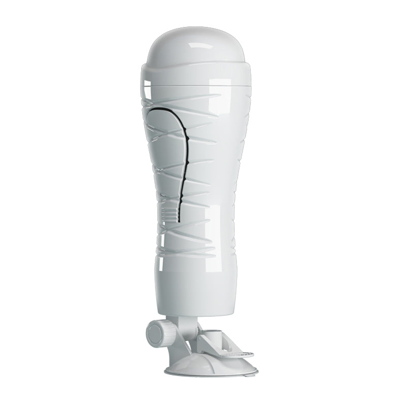 CRAZY BULL FLORA Vibrating Stroker - Flesh Squeezeable Vagina