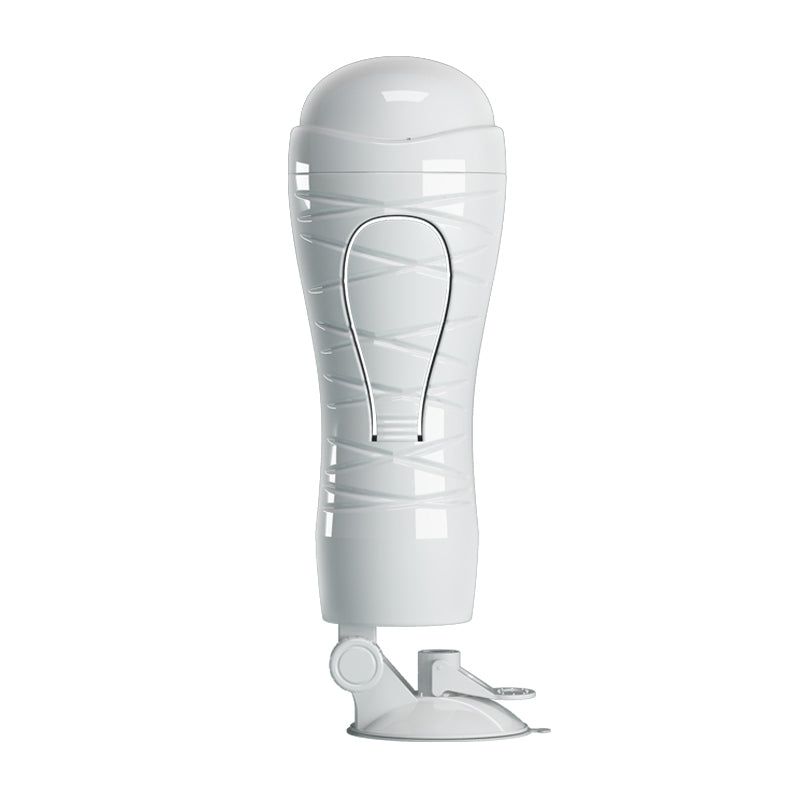 CRAZY BULL FLORA Vibrating Stroker - Flesh Squeezeable Vagina