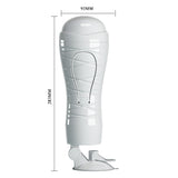 CRAZY BULL FLORA Vibrating Stroker - Flesh Squeezeable Vagina