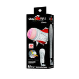 CRAZY BULL FLORA Vibrating Stroker - Flesh Squeezeable Vagina
