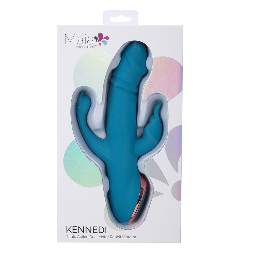 Maia KENNEDI - Blue Triple Stimulating Vibrator