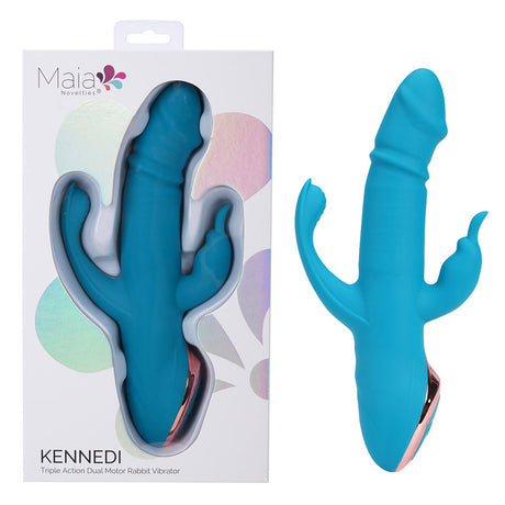 Maia KENNEDI - Blue Triple Stimulating Vibrator