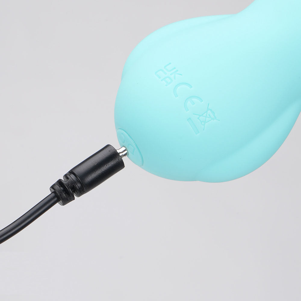 Maia BRI - Teal Vibrating Bunny Bullet