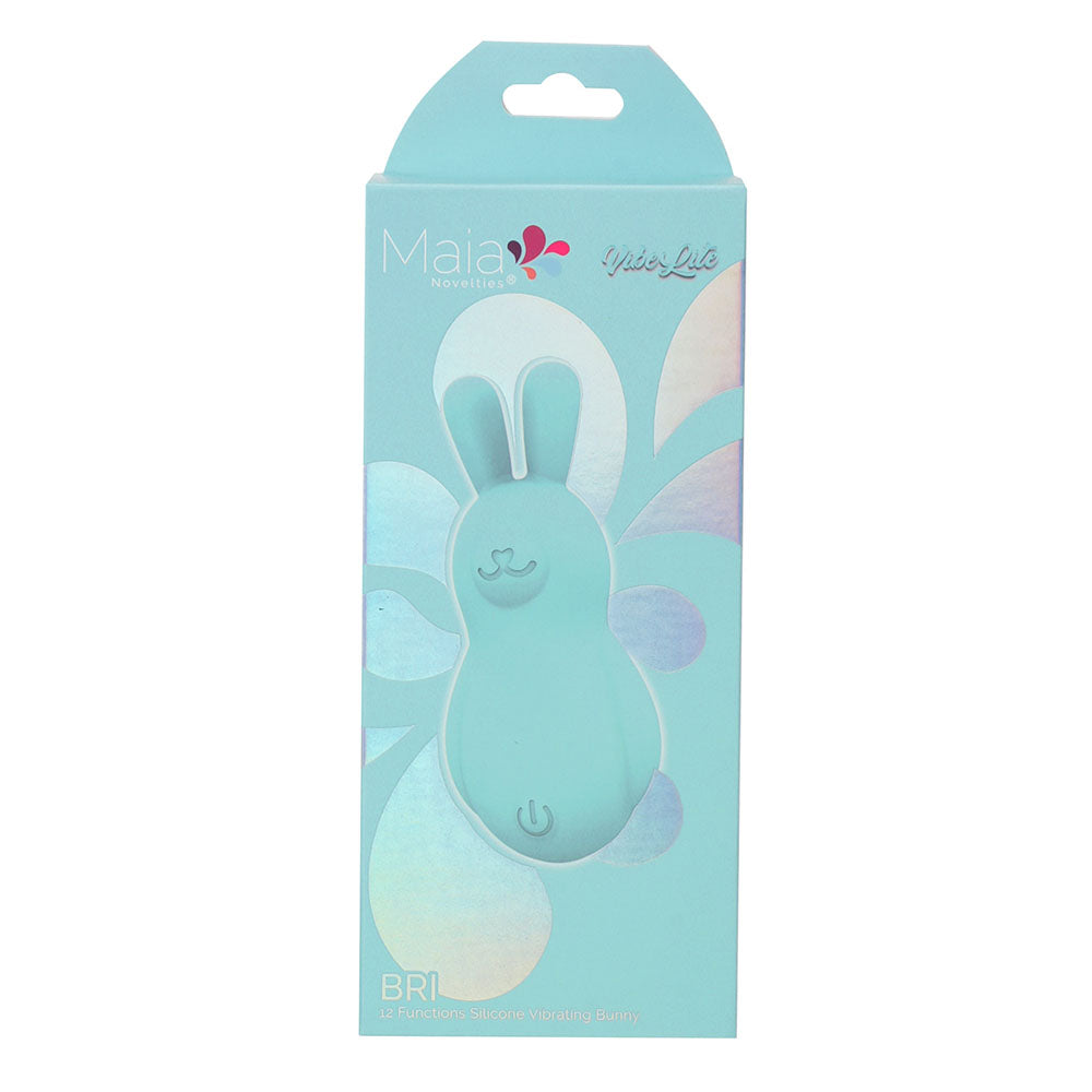 Maia BRI - Teal Vibrating Bunny Bullet