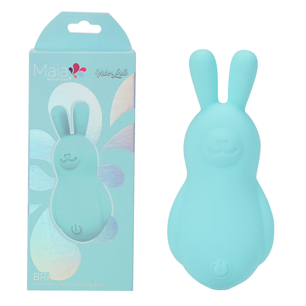 Maia BRI - Teal Vibrating Bunny Bullet