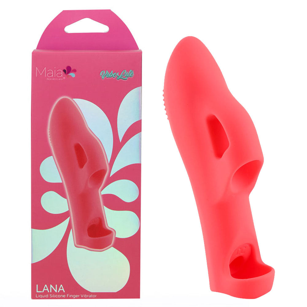 Maia LANA - Red Rechargeable Finger Stimulator