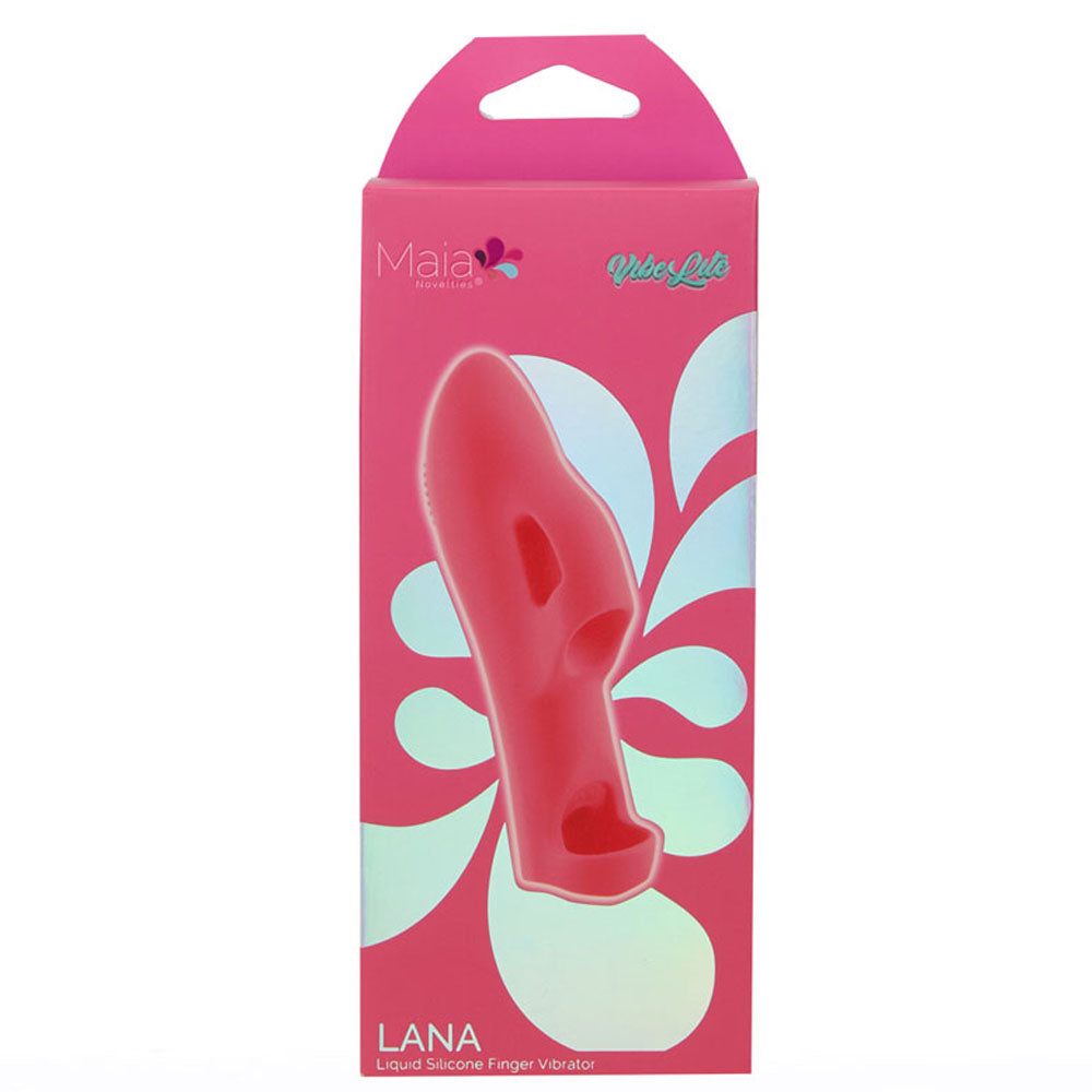 Maia LANA - Red Rechargeable Finger Stimulator