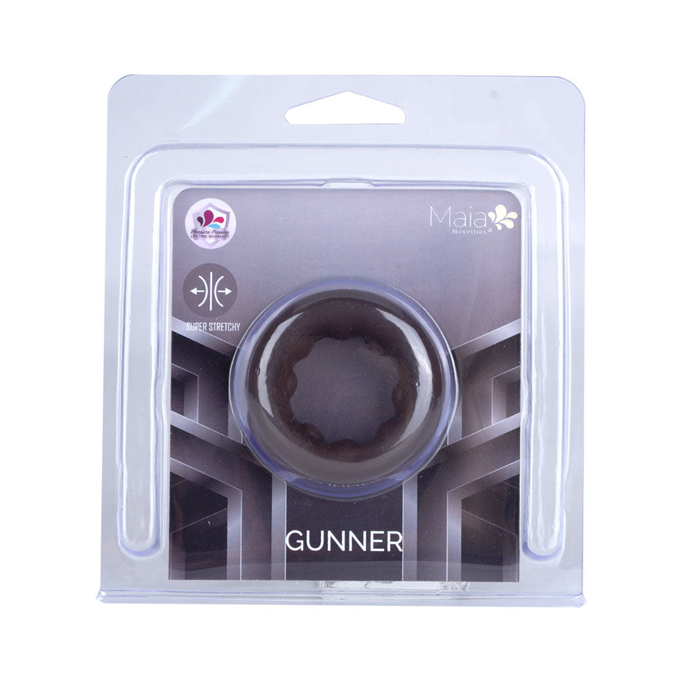Maia Gunner Chocolate Dark Brown Cock Ring For Men