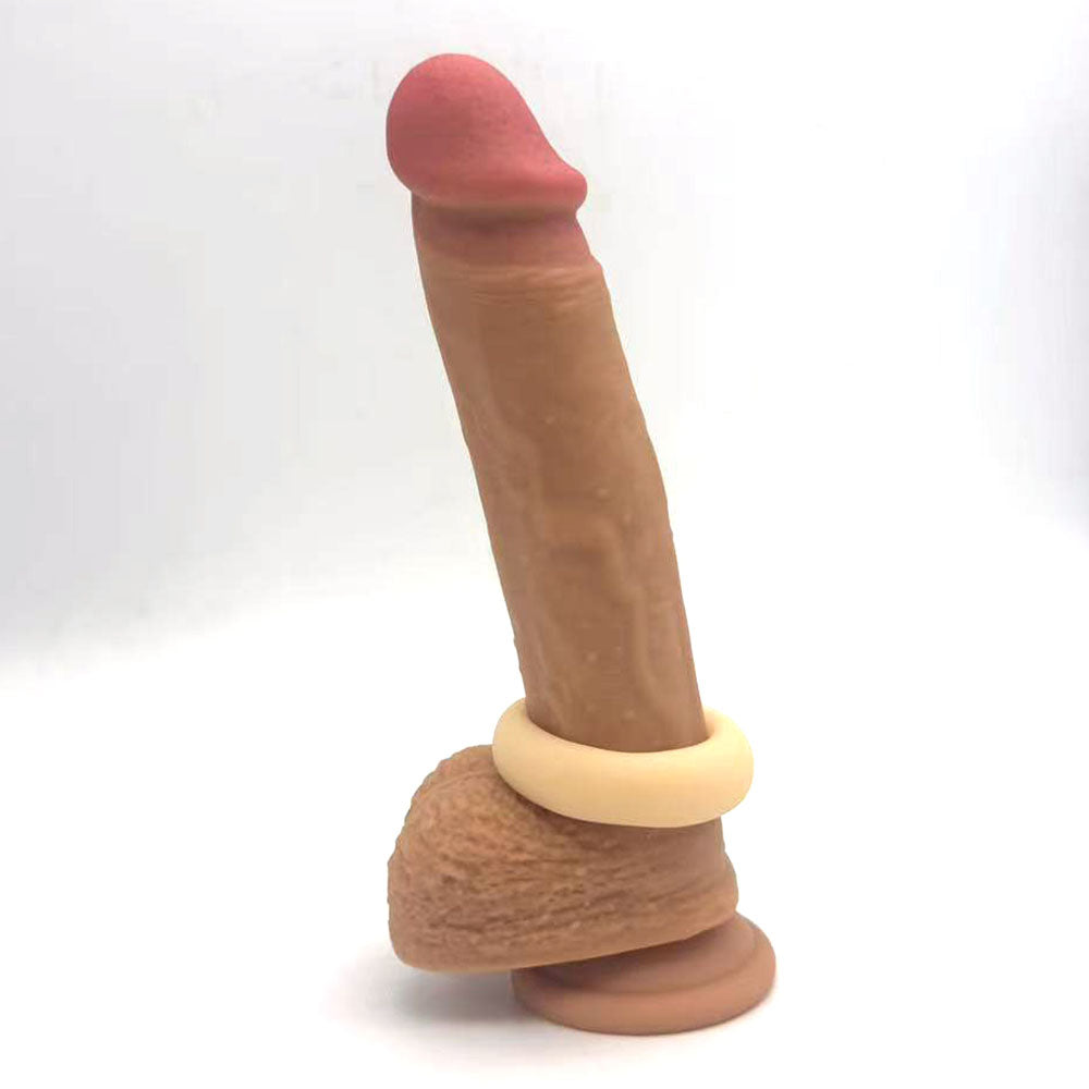 Maia Gunner Vanilla Flesh Cock Ring For Enhanced Sensation