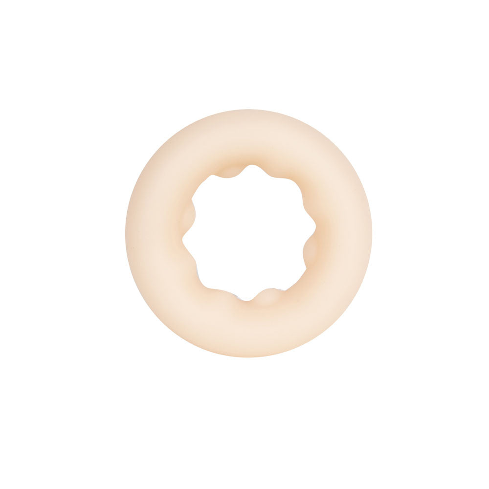 Maia Gunner Vanilla Flesh Cock Ring For Enhanced Sensation
