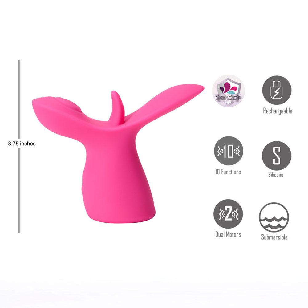 Maia OASIS - Pink Dual Motor Licking & Thumping Stimulator