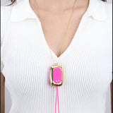 Maia MOLLI - Pink Vibrating Nipple Clamps & Necklace