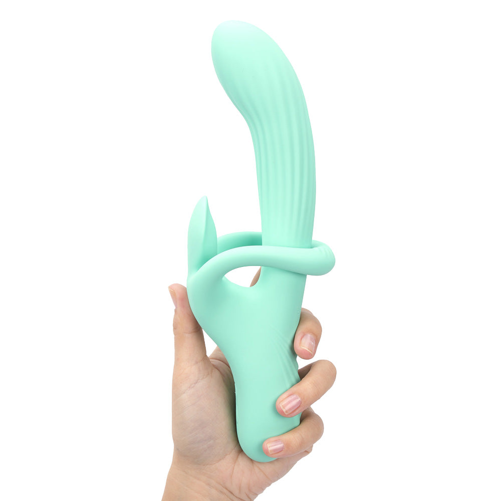 Maia Tenley Mint Green Gyrating Rabbit Vibrator