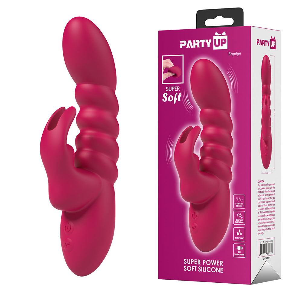 Party Up BRYNLYN - Pink Rabbit Vibrator