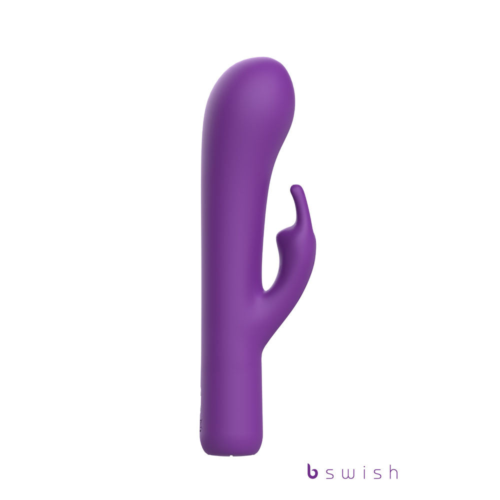 Bwild Bunny Infinite Deluxe - Purple - Purple 19.3 cm USB Rechargeable Rabbit Vibrator - Naughty by Nature Adult Store
