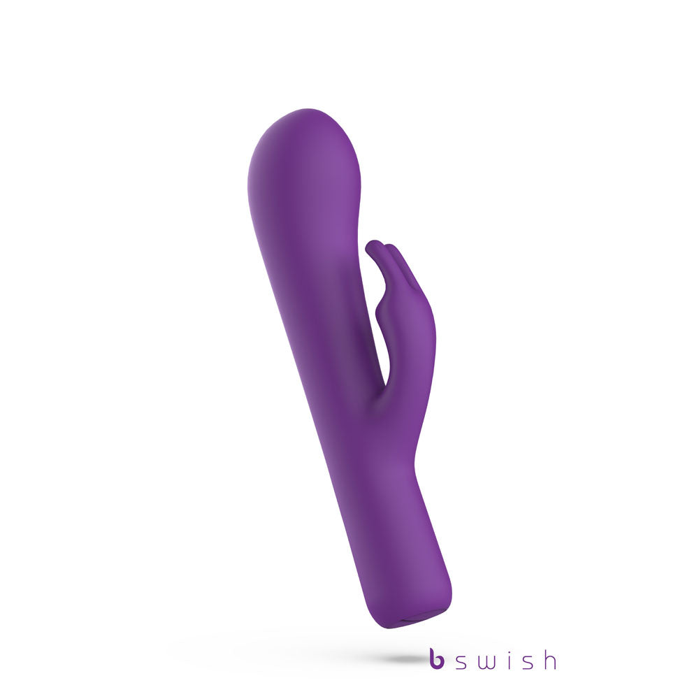Bwild Bunny Infinite Deluxe - Purple - Purple 19.3 cm USB Rechargeable Rabbit Vibrator - Naughty by Nature Adult Store