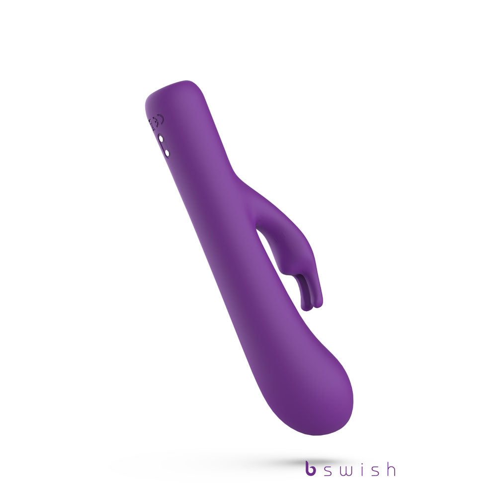 Bwild Bunny Infinite Deluxe - Purple - Purple 19.3 cm USB Rechargeable Rabbit Vibrator - Naughty by Nature Adult Store