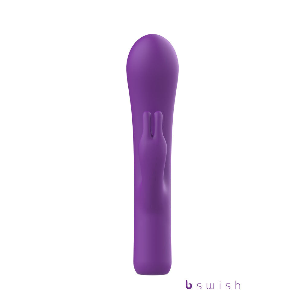 Bwild Bunny Infinite Deluxe - Purple - Purple 19.3 cm USB Rechargeable Rabbit Vibrator - Naughty by Nature Adult Store