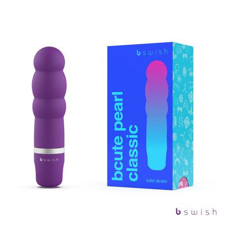 Bcute Pearl Classic - Purple - Purple 10 cm Bullet - Naughty by Nature Adult Store