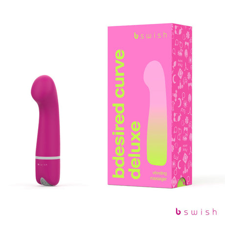 Bdesired Deluxe Curve - Rose - Rose 15.2 cm Vibrator - Naughty by Nature Adult Store