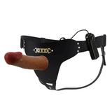 Party Up NELSON Vibrating Strap-On - Brown