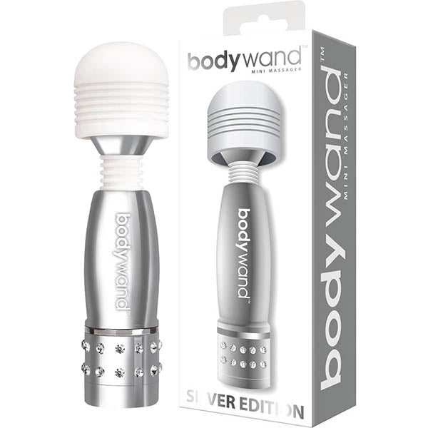 Bodywand Mini - Silver Mini Massager Wand - Naughty by Nature Adult Store