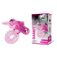 Bodywand Rechargeable Rabbit Ring - Pink USB Rechargeable Vibrating Cock Ring - Naughty by Nature Adult Store