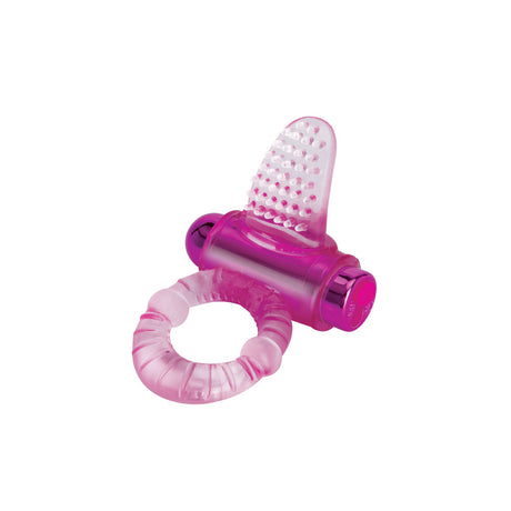Bodywand Rechargeable Lick It Pleasure Ring - Pink USB Rechargeable Vibrating Cock Ring - Naughty by Nature Adult Store