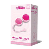 Bodywand Squeeze Kegel Ball Duo - Pink Weighted Kegel Balls - Naughty by Nature Adult Store