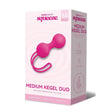 Bodywand Squeeze Medium Kegel Duo - Pink Kegel Balls - 50 grams - Naughty by Nature Adult Store