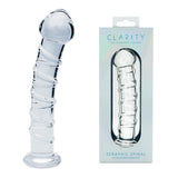 Clarity - Seraphic Spiral 16 cm Glass Dildo