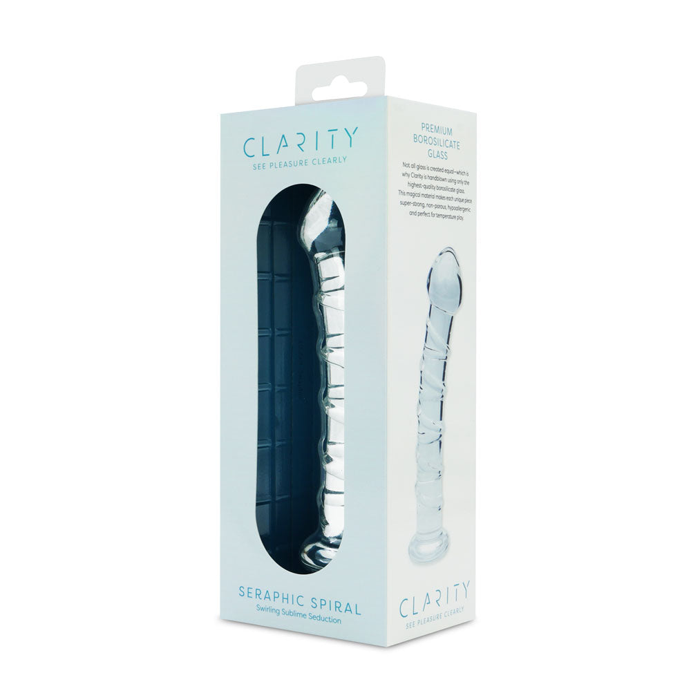 Clarity - Seraphic Spiral 16 cm Glass Dildo