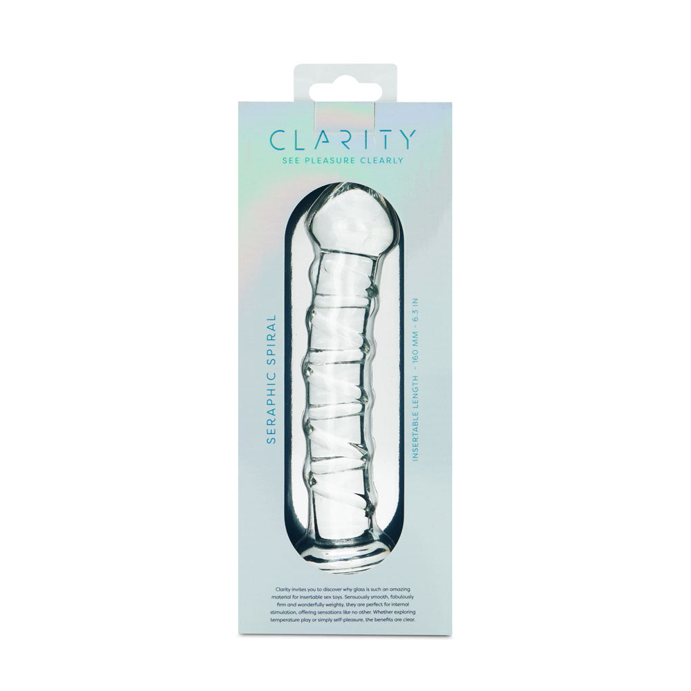 Clarity - Seraphic Spiral 16 cm Glass Dildo