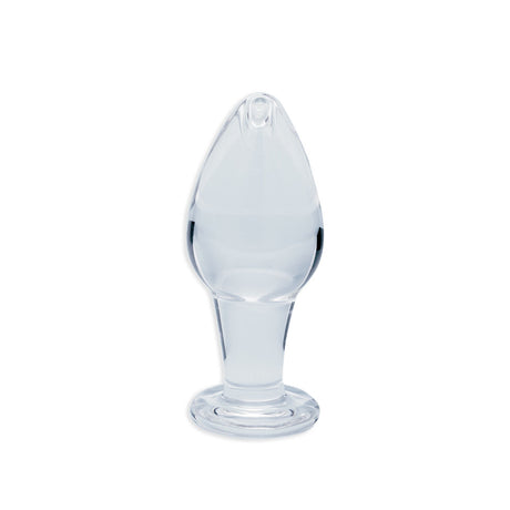 Clarity - Utopian Bud - Clear 8.9 cm Glass Butt Plug
