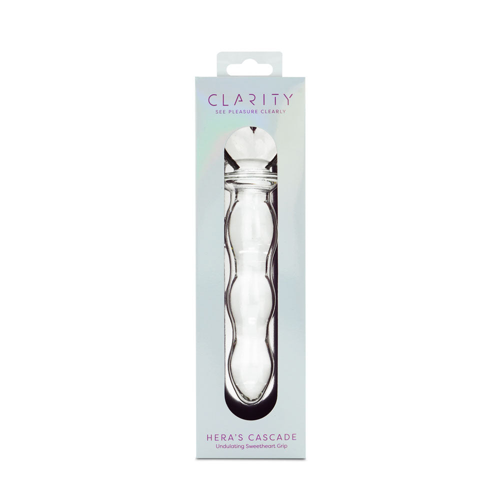 Clarity - Hera's Cascade 15 cm Glass Dildo
