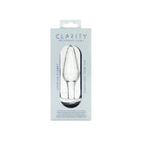 Clarity - Utopian Floret - Clear 11 cm Glass Butt Plug