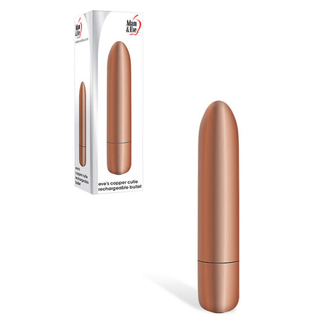 Adam & Eve COPPER CUTIE Rechargeable Bullet - Copper 10 cm USB Rechargeable Bullet - Naughty by Nature Adult Store