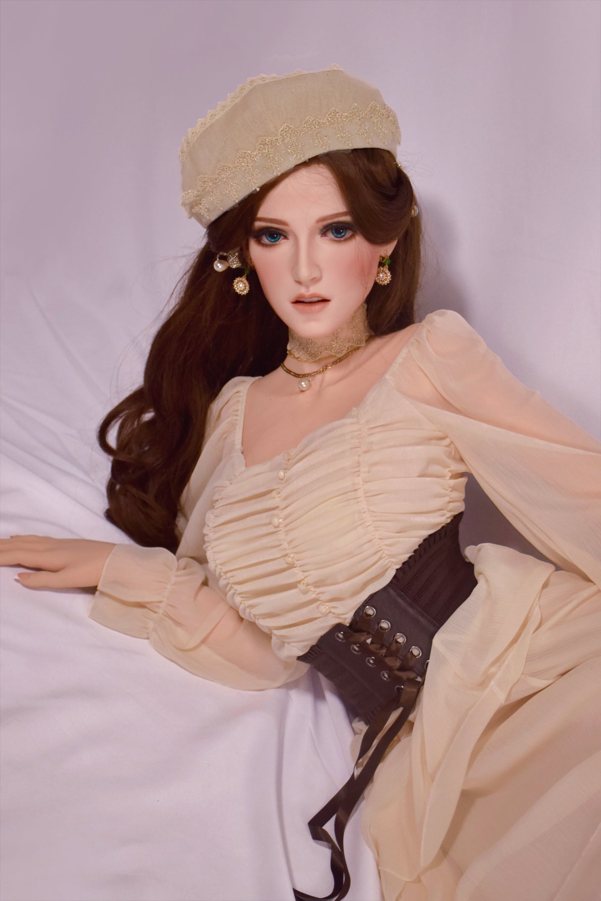 ElsaBabe 165cm (5ft5) Realistic Silicone Sex Doll Lena Davis