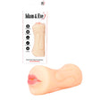 Adam & Eve Bang & Blow Deep Throat Stroker - Flesh Vagina & Mouth Dual Ended Stroker - Naughty by Nature Adult Store