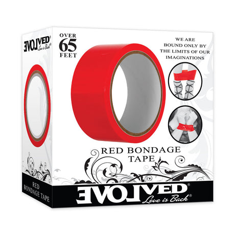 Evolved Red Bondage Tape - 20 metre length - Naughty by Nature Adult Store