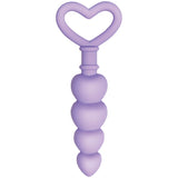 Evolved Sweet Treat - Purple 11.5 cm Beaded Butt Plug with Handle - Naughty by Nature Adult Store
