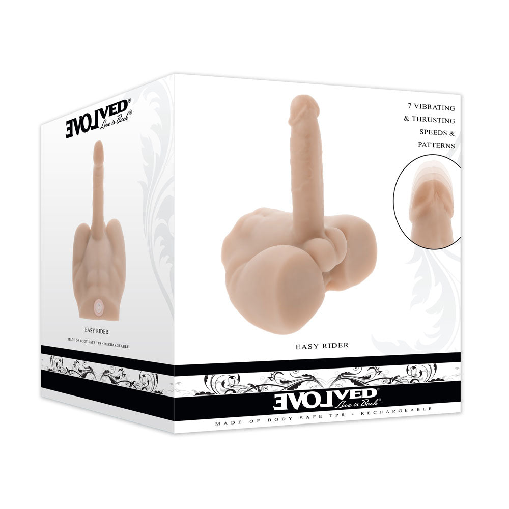 Evolved EASY RIDER LIGHT - Rechargeable Male Torso with Vibrating Penis