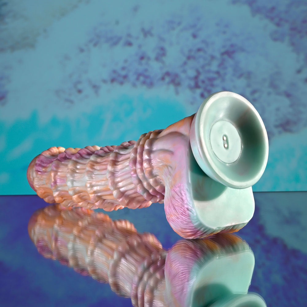 Evolved FANTASY - Multicoloured Vibrating Fantasy Dildo with Remote