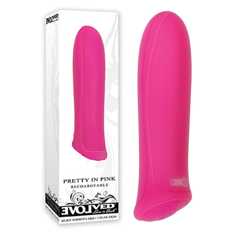 Evolved Pretty In Pink - Pink 8.6 cm (3.4'') USB Rechargeable Bullet - Naughty by Nature Adult Store