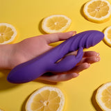 Evolved WAVY RABBIT - Purple 20.6 cm USB Rechargeable Rabbit Vibrator - Naughty by Nature Adult Store