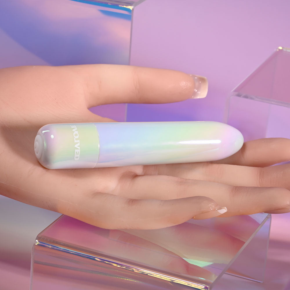 Evolved EASY DOES IT - Pearlescent White 10 cm Bullet