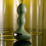 Evolved LIEUTENANT - Green 12.2 cm USB Rechargeable Vibrating Butt Plug - Naughty by Nature Adult Store