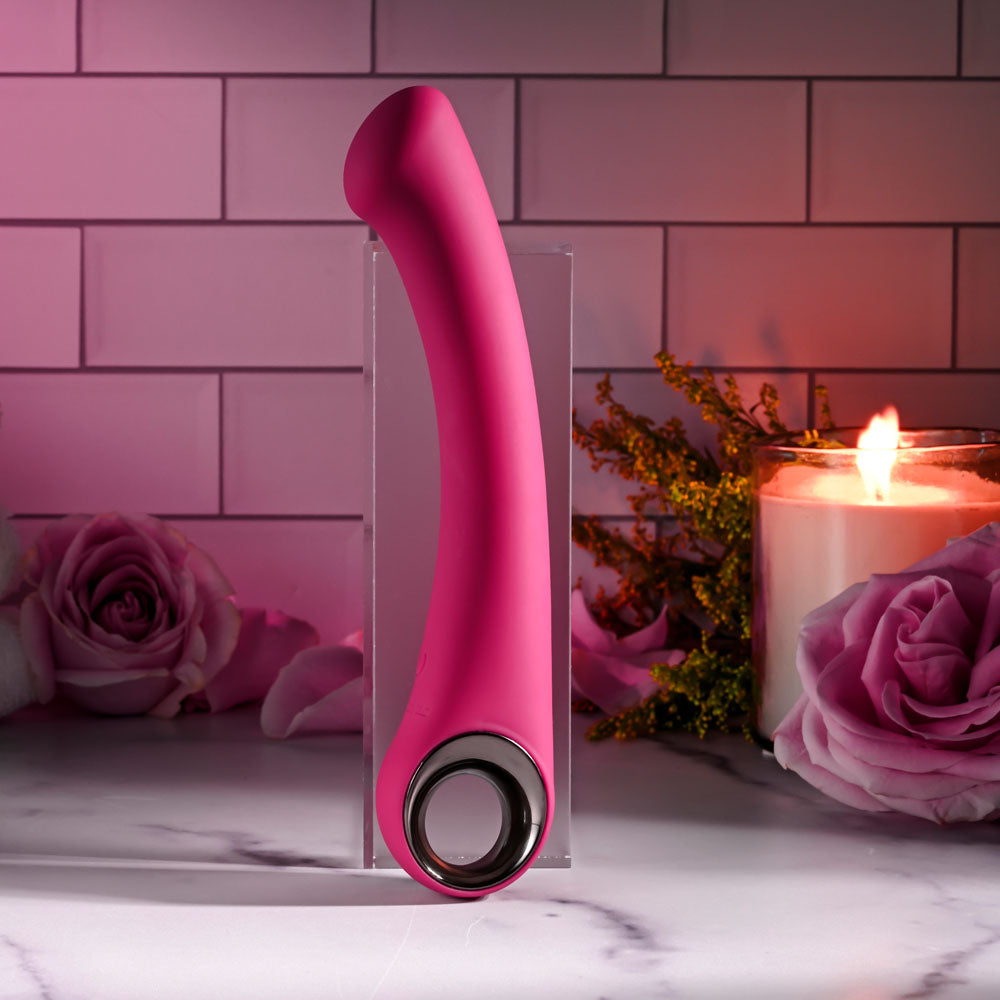 Evolved PLEASURE CURVE - Pink 19 cm Vibrator