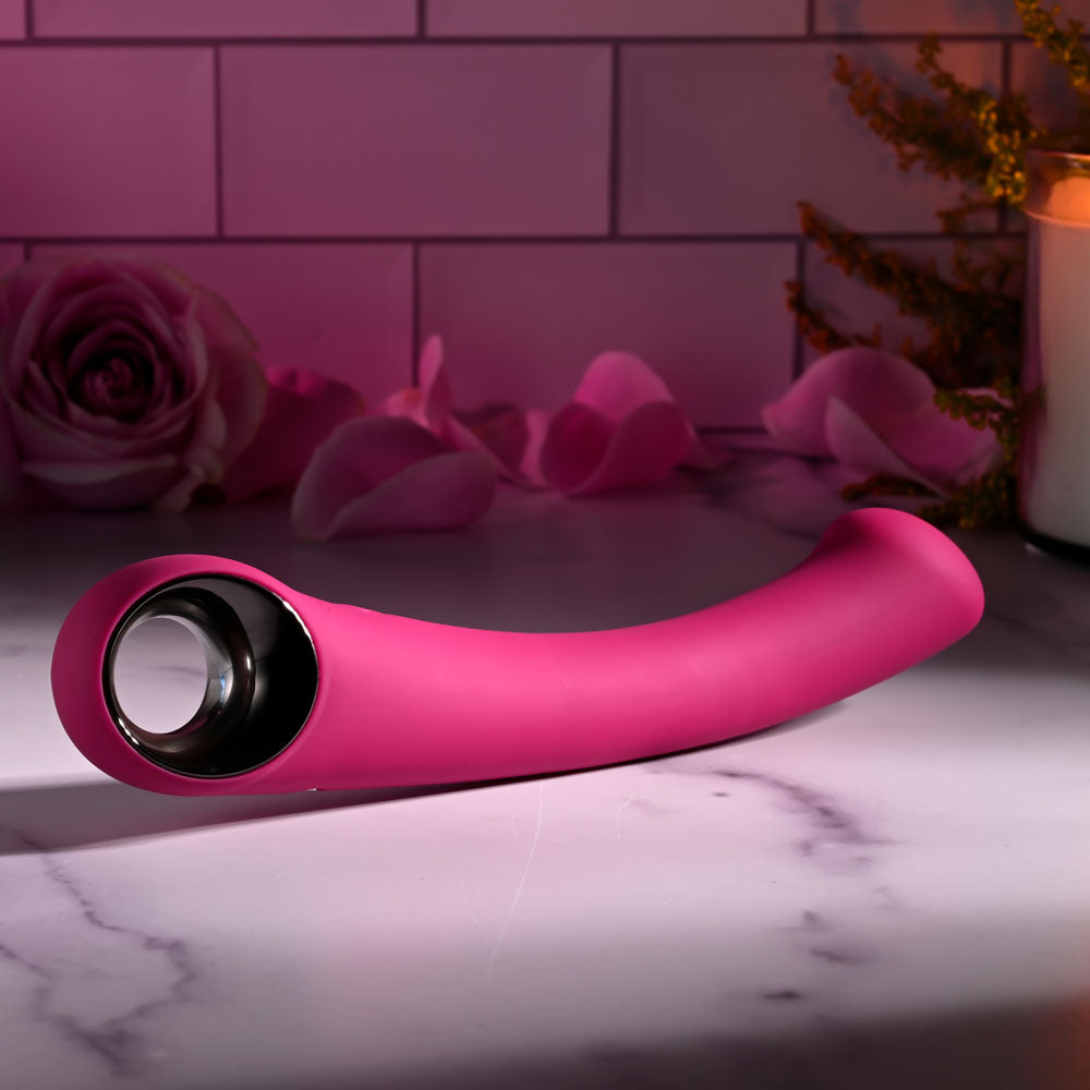 Evolved PLEASURE CURVE - Pink 19 cm Vibrator