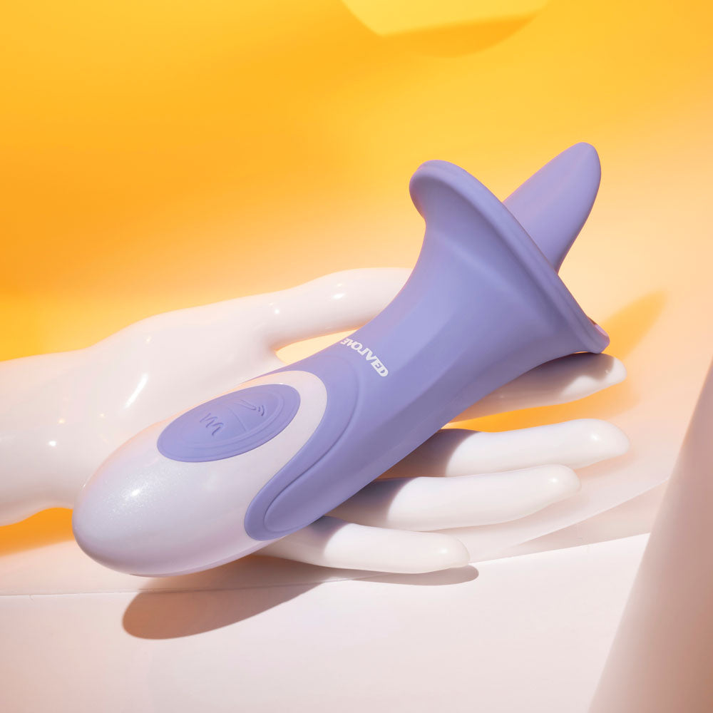 Evolved LIX & KISSES - USB Rechargeable Flicking Tongue Stimulator - Naughty by Nature Adult Store